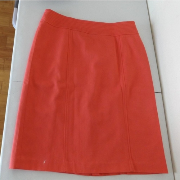 Kasper Size 10 Red Pencil Skirt - Picture 3 of 11